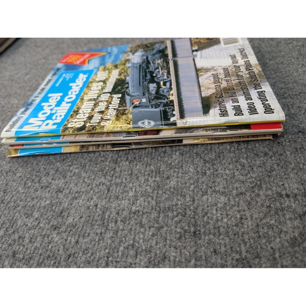 Vintage Model Railroader‎ Magazine Lot Of 6 Kalmbach 1997 Blue Covers USA